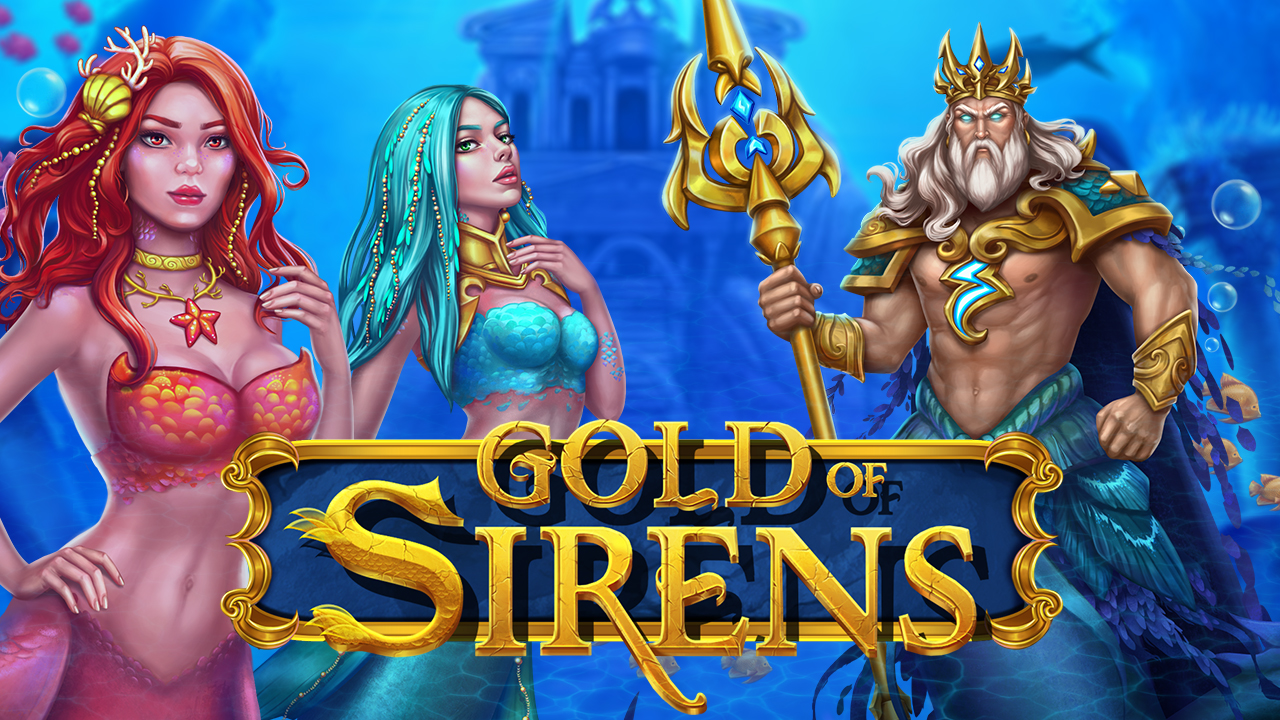 slot Gold of Sirens, jogo de slot, Evoplay, mitologia grega, sereias, alta volatilidade,  jackpots, rodadas grátis,